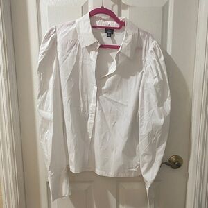 Bar III x Becca Tilley White Dress Shirt